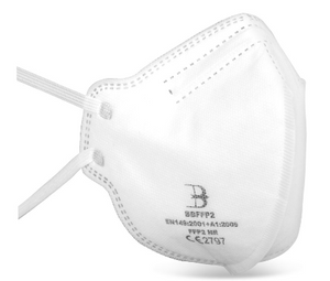 FFP2 Fold Flat Mask White PK20