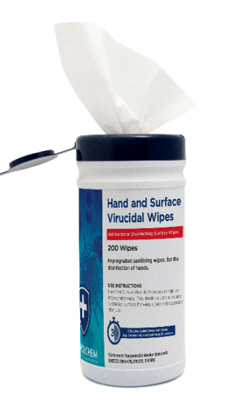 HLV7 Hand & Surface Wipes Virucidal